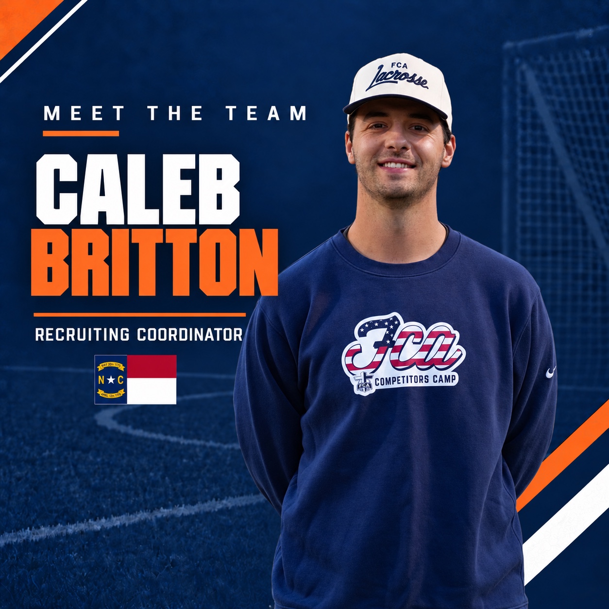 Caleb Britton, Recruiting Coordinator representing North Carolina